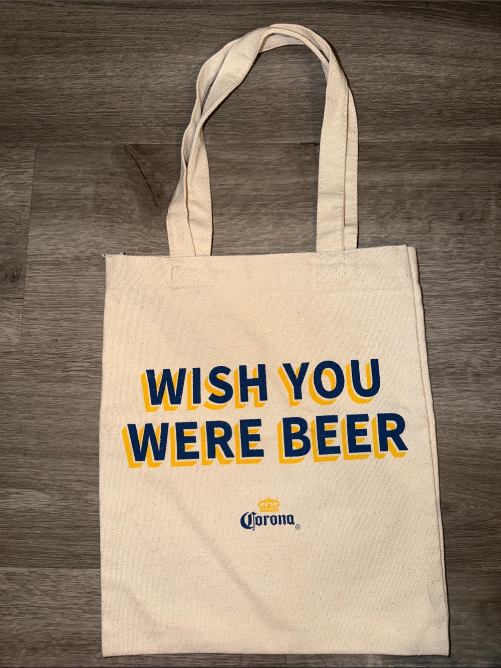 Corona canvas tote small size